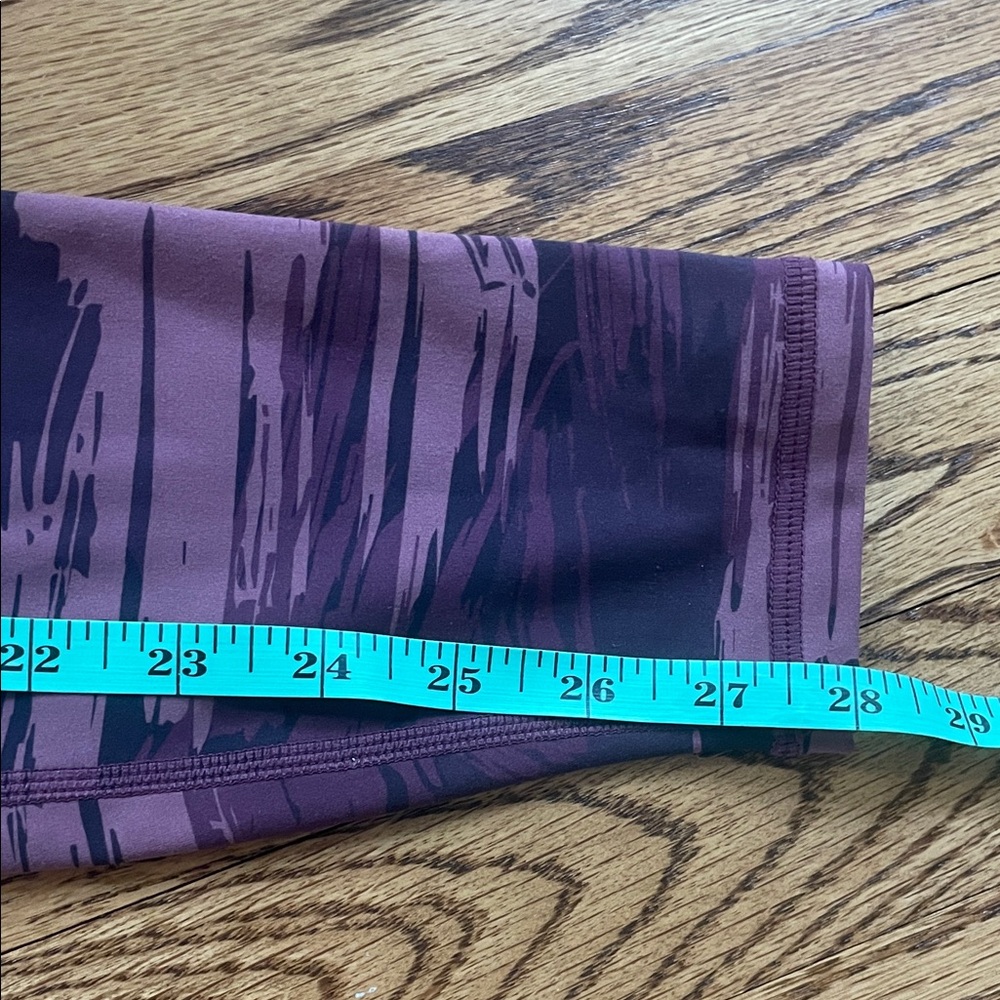 ALPHALETE Surface Power Purple Graphic Crossover Leggings Small - Picture 6 of 6